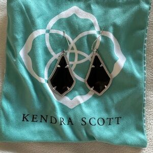 Kendra Scott Black and Silver Earrings